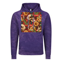 Cloud Purple western skull aztec seamless pattern Vintage Hoodie - BundleAndBundleShop