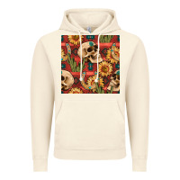 Vintage Artic western skull aztec seamless pattern Vintage Hoodie - BundleAndBundleShop