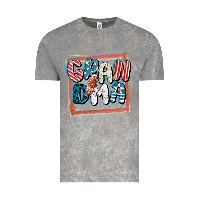 4th Of July Grandma With Lightning Bolt Vintage Tee by FaDigitalArtStudio | Teevron