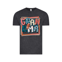 Vintage Black 4th of July grandma with lightning bolt Vintage Tee - FaDigitalArtStudio
