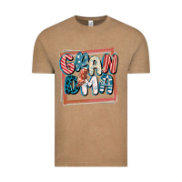 Vintage Coffee 4th of July grandma with lightning bolt Vintage Tee - FaDigitalArtStudio