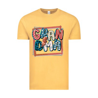 Vintage Mustard 4th of July grandma with lightning bolt Vintage Tee - FaDigitalArtStudio