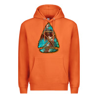 Carrot turquoise cowhide arrowhead Premium Hoodie - Jasminsmagicworld