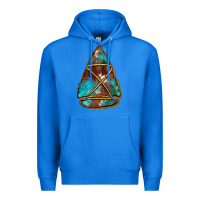 True Royal turquoise cowhide arrowhead Premium Hoodie - Jasminsmagicworld