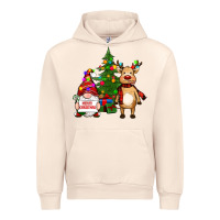 Sandshell merry christmas gnomes, reindeer Urban Hoodie - RanaPortraitStore