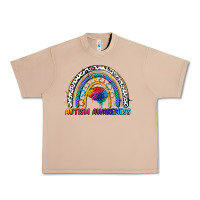Burro Autism Awareness rainbow Urban Heavy Tee - FaDigitalArtStudio