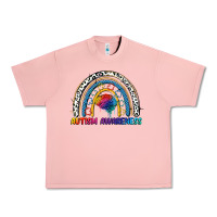 Salmon Autism Awareness rainbow Urban Heavy Tee - FaDigitalArtStudio