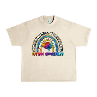 Sandshell Autism Awareness rainbow Urban Heavy Tee - FaDigitalArtStudio
