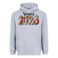 Heather Grey senior 2023 western Heavyweight Hoodie - JahusDesignShop