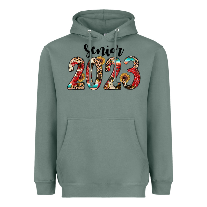 Senior 2023 Western Heavyweight Hoodie by JahusDesignShop | Teevron