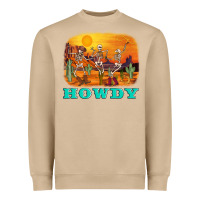 Western Skeleton Heavyweight Sweatshirt | Teevron