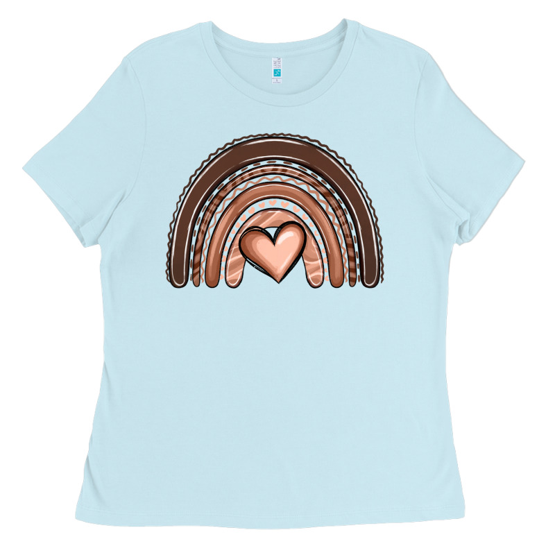 Melanin Rainbow Ladies Tee by OliviaCreatesArt | Teevron