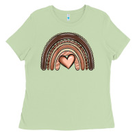 Matcha melanin rainbow Ladies Tee - OliviaCreatesArt