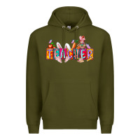 Army Green teacher easrter day Premium Hoodie - RacoonDesign