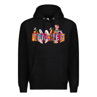 Black teacher easrter day Premium Hoodie - RacoonDesign