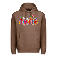 Chestnut teacher easrter day Premium Hoodie - RacoonDesign