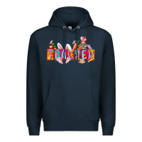 Navy teacher easrter day Premium Hoodie - RacoonDesign
