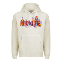 Oatmeal Heather teacher easrter day Premium Hoodie - RacoonDesign