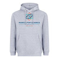 Heather Grey march for science astronaut Heavyweight Hoodie - DesigneFamous