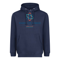 Navy march for science astronaut Heavyweight Hoodie - DesigneFamous