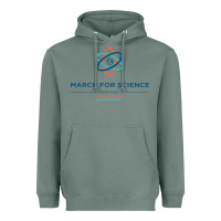 Sage march for science astronaut Heavyweight Hoodie - DesigneFamous