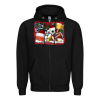 Black christmas sports background Zipper Hoodie - AdoDesignShop