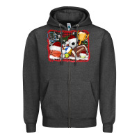 Charcoal Heather christmas sports background Zipper Hoodie - AdoDesignShop