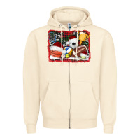 Sandshell christmas sports background Zipper Hoodie - AdoDesignShop