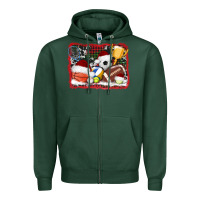 Sports Green christmas sports background Zipper Hoodie - AdoDesignShop