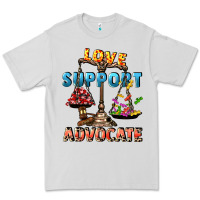 Dove Grey Love support advocate Premium Tee - CowGirlArtShop