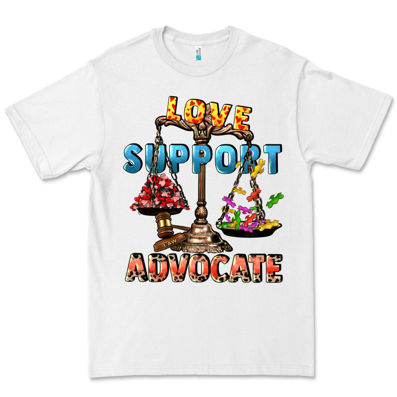 Love Support Advocate Premium Tee by CowGirlArtShop | Teevron