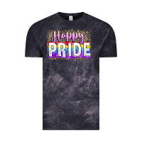 Cloud Black Happy pride Vintage Tee - FaDigitalArtStudio