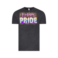 Vintage Black Happy pride Vintage Tee - FaDigitalArtStudio