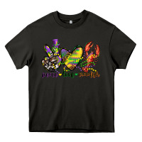 Asphalt peace love crawfish mardi gras Heavy Core Tee - CowGirlArtShop