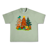 Oil Green christmas basketball trees bbs Urban Heavy Tee - BundleAndBundleShop