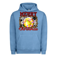 Pigment Pebble Blue ornament merry christmas Urban Hoodie - RanaPortraitStore