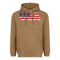 Toasted Coconut usa Heavyweight Hoodie - DesigneFamous
