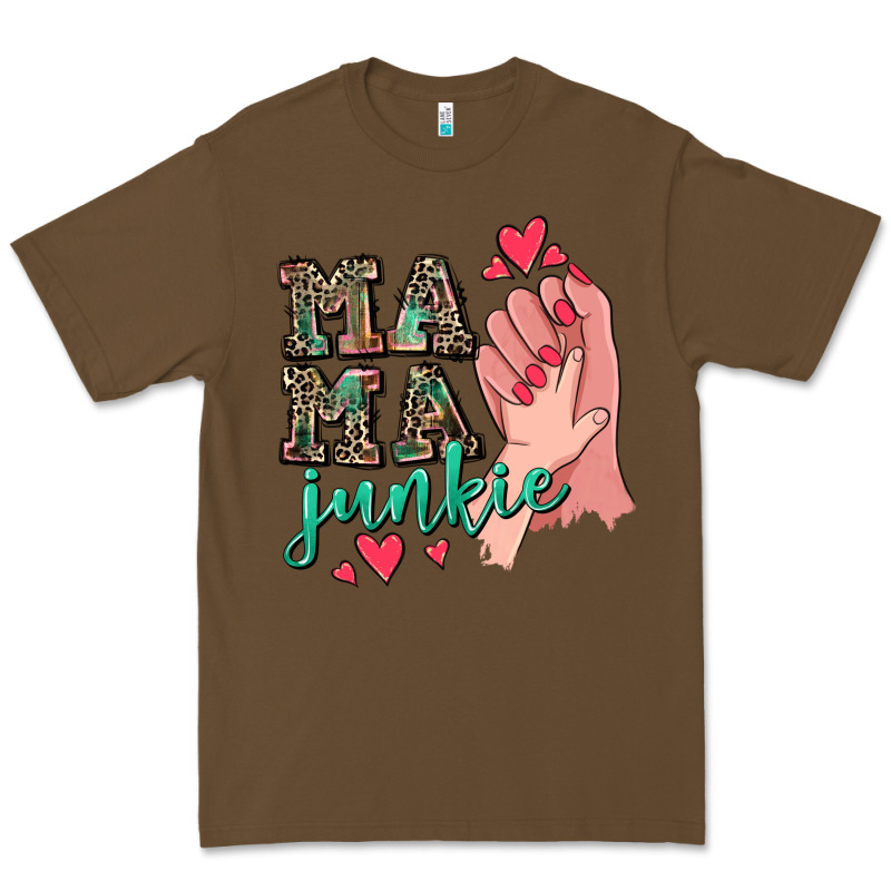 Mama Junkie Mother's Day Premium Tee by CowGirlArtShop | Teevron