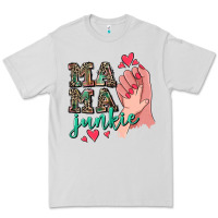 Dove Grey Mama Junkie Mother's Day Premium Tee - CowGirlArtShop