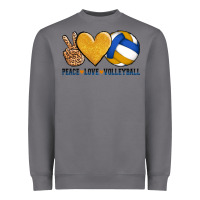 Storm peace love volleyball Heavyweight Sweatshirt - AdoDesignShop
