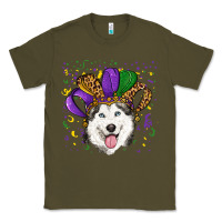 Army Green mardi gras hat husky Classic Tee - RanaPortraitStore