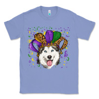 Colony Blue mardi gras hat husky Classic Tee - RanaPortraitStore