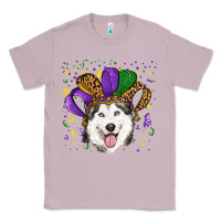Lilac mardi gras hat husky Classic Tee - RanaPortraitStore