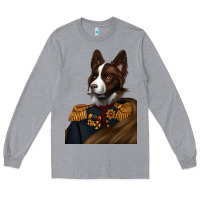 Heather Grey Pet Portraits, Custom Pet Portraits, Renaissance Pet Portraits, Long Sleeve Tee - RanaPortraitStore