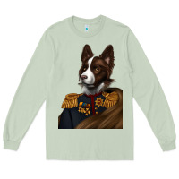 Matcha Pet Portraits, Custom Pet Portraits, Renaissance Pet Portraits, Long Sleeve Tee - RanaPortraitStore