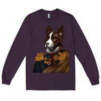 Plum Pet Portraits, Custom Pet Portraits, Renaissance Pet Portraits, Long Sleeve Tee - RanaPortraitStore
