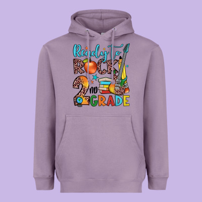 Ready To Rock 2nd Grade Heavyweight Hoodie Designed By Jahusdesignshop