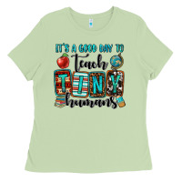 Matcha it's a good day to teach tiny humans Ladies Tee - OliviaCreatesArt