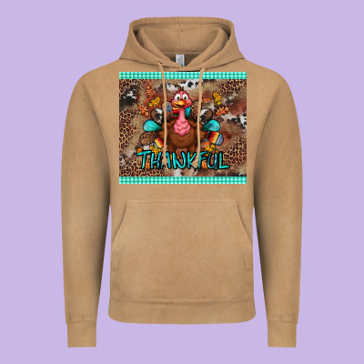Thankful Tumbler Vintage Hoodie Designed By Bundleandbundleshop