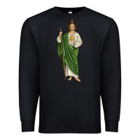 Black san judas1 Premium Sweatshirt - JahusDesignShop
